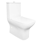 Унитаз-компакт Azario Fresco AZ-8302 напольный безободковый с сиденьем микролифт фото 1