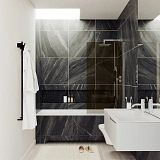 Шторка для ванны MaybahGlass 30x140 MGV-250-5у профиль хром стекло бронза фото 2