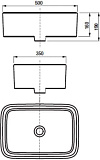 Раковина Roca Mila 50 см 32700B000 фото 4