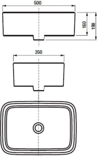 Раковина Roca Mila 50 см 32700B000 фото 4