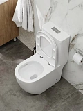 Унитаз-компакт Watersense Milana Vortex W00746 напольный безободковый с микролифтом фото 11