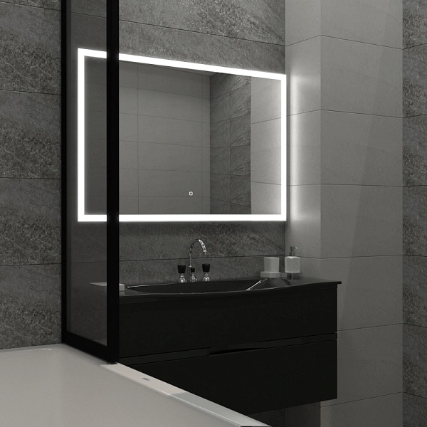 Зеркало Mixline Норма 80x120 4630104801492 с подсветкой фото 4