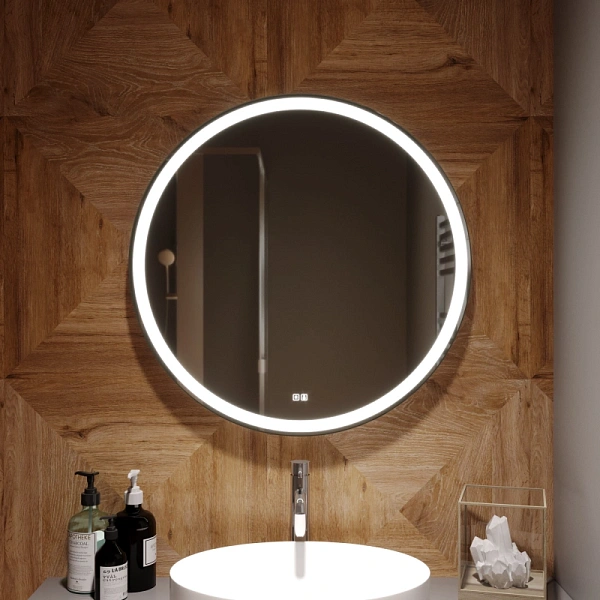 Зеркало Mixline Перла Нео 77x77 4630104807456 с подсветкой фото 2