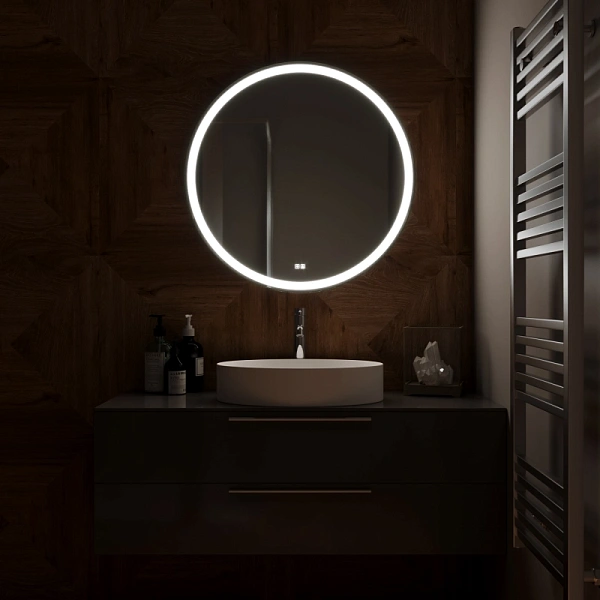 Зеркало Mixline Перла Нео 77x77 4630104807456 с подсветкой фото 4