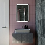 Зеркало Mixline Мальта-VOICE 80x55 4630104807500 с подсветкой фото 3