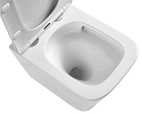 Унитаз Azario Teramo AZ-0052-UQ1 подвесной безободковый с сиденьем микролифт фото 7