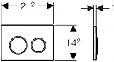 Смывная клавиша для унитазов Geberit Omega 20 115.085.KH.1 фото 3