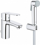 Смеситель Grohe Eurostyle Cosmopolitan 23953003 для раковины с гигиеническим душем фото 1