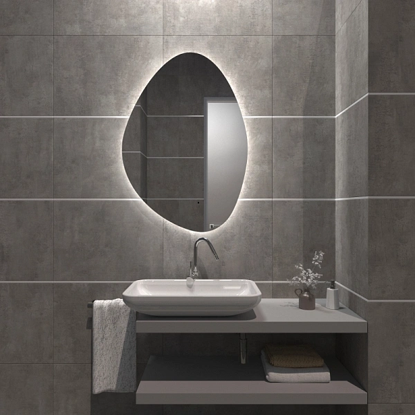 Зеркало Mixline Грейс-ТХ 100x70 4660245995293 с подсветкой фото 3