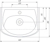 Мебельная раковина Style Line Уют 50 ЛС-00000165 фото 2