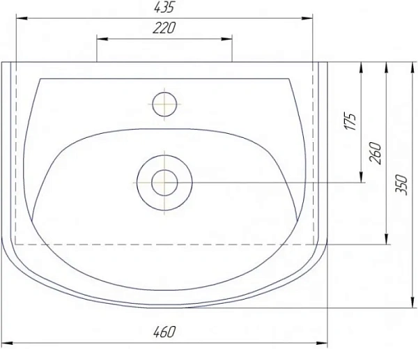 Мебельная раковина Style Line Уют 50 ЛС-00000165 фото 2