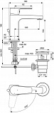 Смеситель Ideal Standard Esla BC225AA для раковины с донным клапаном фото 2
