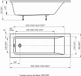 Акриловая ванна Aquatek Калибри 160x70 KL160-0000001 фото 5