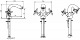 Смеситель Boheme Tradizionale Oro 291 для раковины фото 2