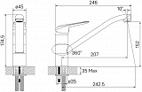 Смеситель Iddis Male MALSB00i05 для кухонной мойки фото 3