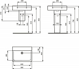 Раковина Ideal Standard Connect Cube 60 см E8102MA фото 2