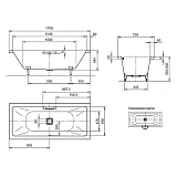 Ванна стальная Kaldewei Conoduo 170x75 235000013001 антигрязевое покрытие фото 4