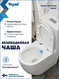 Унитаз-компакт Watersense Milana Vortex W00746 напольный безободковый с микролифтом фото 1