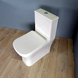 Унитаз-компакт Teymi Eva Pro W00138 напольный безободковый с микролифтом фото 10