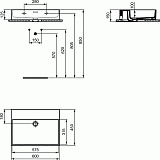 Раковина Ideal Standard Extra 60 см T388801 фото 3