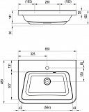 Раковина Ravak 10° 65 см XJI01165000 фото 5