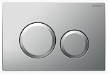Кнопка смыва Geberit Delta 115.107.11.1 хром матовая фото 1