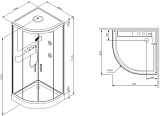 Душевая кабина Am.Pm Like W80C-019-090MTA фото 10
