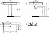 Раковина Ideal Standard Conca 80 см T3826V1 фото 7