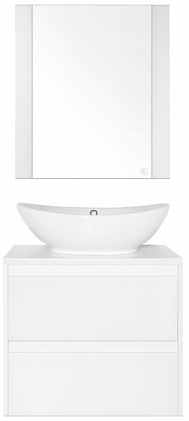 Мебель для ванной Style Line Монако 60 подвесная осина белая фото 1