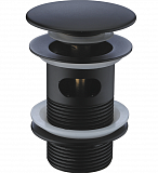 Донный клапан для раковины WasserKRAFT A080 черный фото 1