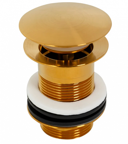 Донный клапан для раковины Cezares Eco ECO-SC-BORO золото фото 2