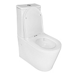 Унитаз-компакт Azario Conto AZ-T005BR напольный безободковый с сиденьем микролифт фото 2