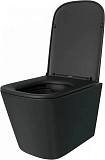 Унитаз Paomo Eva S PO-40302MB подвесной безободковый с микролифтом фото 9