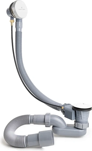 Слив-перелив Vinsent Veron VW150.520 полуавтомат белый глянцевый фото 1