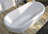 Акриловая ванна Riho Dua 180x85 BD0100500000000 с белой панелью фото 3