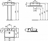 Раковина Ideal Standard Conca 50 см T378601 фото 4