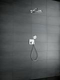 Термостат Hansgrohe ShowerSelect 15765000 для душа с внутренней частью фото 3