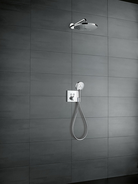 Термостат Hansgrohe ShowerSelect 15765000 для душа с внутренней частью фото 3