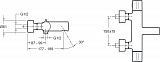 Термостат Jacob Delafon Cuff E78520-CP для ванны с душем фото 2