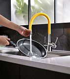 Смеситель Lemark Comfort LM3075C-Yellow для кухонной мойки фото 3
