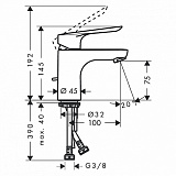 Смеситель Hansgrohe Logis 71177000 для раковины фото 5