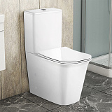 Унитаз-компакт Azario Velise AZ-1222A напольный безободковый с сиденьем микролифт фото 12