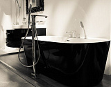 Акриловая ванна BelBagno 180x85 BB14-NERO/BIA фото 3