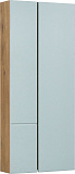 Шкаф Акватон Мишель 43 см бирюзовый / тёмное дерево 1A244203MIX30 фото 1