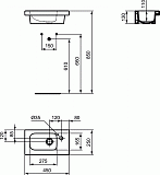 Раковина Ideal Standard Connect Space 45 см E136101 фото 4