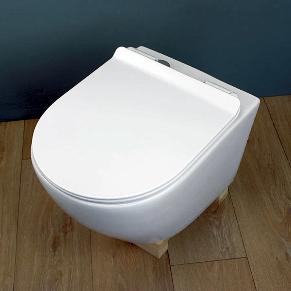 Унитаз Paomo Milana Pro PO-40106 подвесной безободковый с микролифтом фото 11