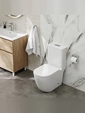 Унитаз-компакт Watersense Milana Vortex W00746 напольный безободковый с микролифтом фото 10