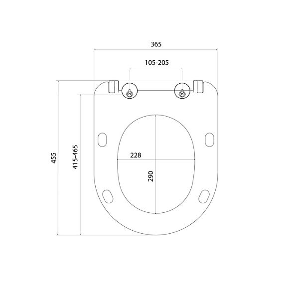 Крышка-сиденье Iddis Optima Home 097DPSEi31 быстросъемное с микролифтом фото 8