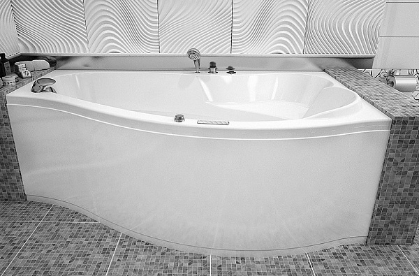 Боковой экран для ванны Aquanet Palma 90 см 177496 правый фото 2