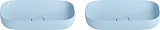 Раковина Wellsee Croquis 60 см комплект из 2 шт 150307001 голубая фото 1